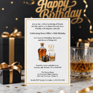Moderne Einladung zum 60. Geburtstag für Männer
