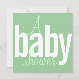 Moderne Einladungen für Babyduschen