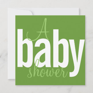 Moderne Einladungen für Babyduschen