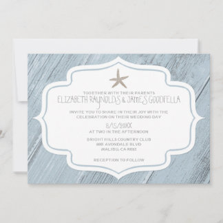 Moderne Einladungen für Hochzeiten am Starfish Bea
