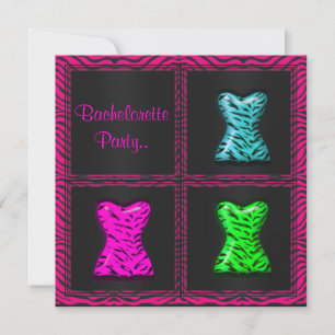 MODERNE EINLADUNGEN ZUM JUNGGESELINNEN-ABSCHIED TI