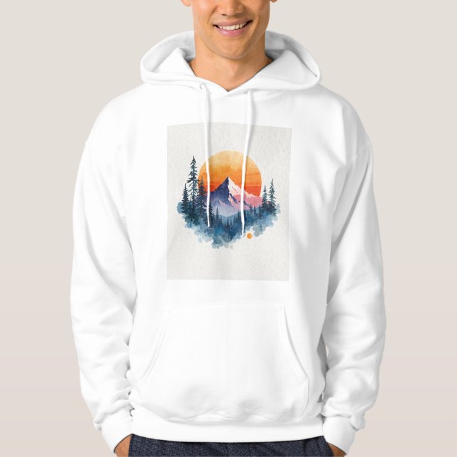 Moderne einzigartige Brandy-Trend Hoodie (Vorderseite)