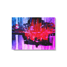 Moderne, einzigartige, lebendige Rot-Schwarz-Blau