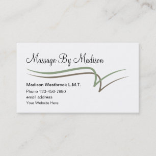 Moderne einzigartige Massage Business Cards Visitenkarte