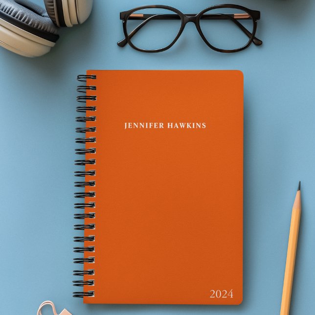 Moderne, einzigartige Orange Business Personal Wee Planer (Von Creator hochgeladen)