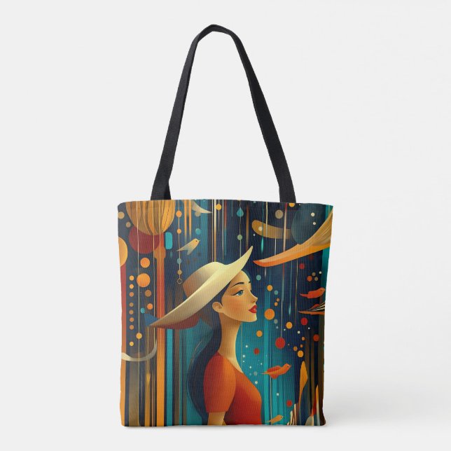 Moderne, einzigartige Trendy Cool Fantasy Woman (Rückseite)
