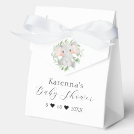 Moderne Elefant Greenerenery Babydusche Geschenkschachtel