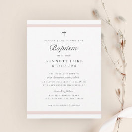 Moderne Elegance Girls Taufe