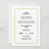 Moderne Elegance Minimalistische Hochzeit an der G