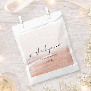 Moderne Elegant Coral Earthy Geschenktütchen