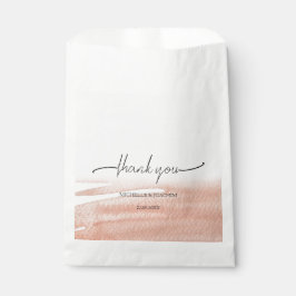 Moderne Elegant Coral Earthy Geschenktütchen