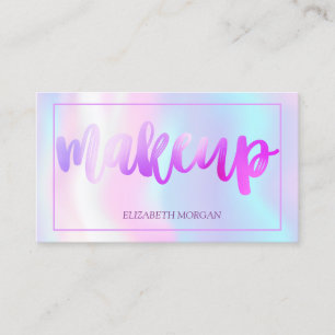 Moderne Elegant einfache Frame Holografie Visitenkarte