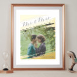 Moderne Elegant Foto Mr & Mrs. Couple Portrait hin Foliendrucke<br><div class="desc">Geben Sie Ihrer Zuhause ein stilvolles Upgrade mit diesem einzigartigen echten Folienportrait. Passen Sie es mit Ihrem Lieblings-Foto und Ihrem Hochzeitsdatum an,  um ein einzigartiges Meisterwerk oder ein unvergessliches Geschenk zu schaffen!</div>