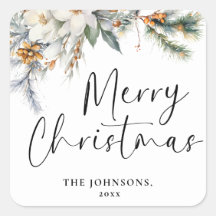 Moderne Elegant frohe Weihnachten Custom Dark Gree