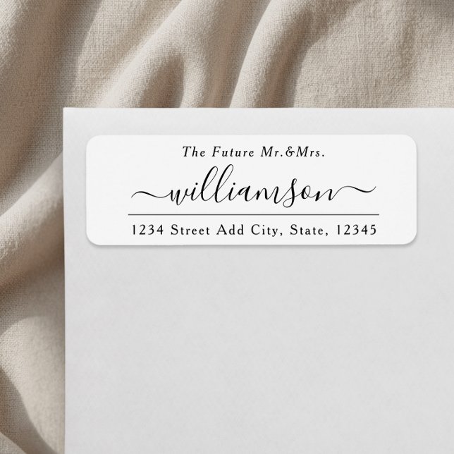 Moderne Elegant Future Mr. und Mrs. Wedding Rede (Von Creator hochgeladen)