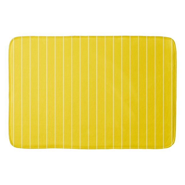 Moderne Elegant, gelb gestrichen Badematte (Vorderseite)