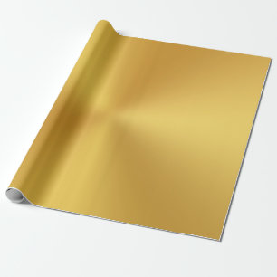 Moderne Elegant Gold Metallic Geschenkpapier