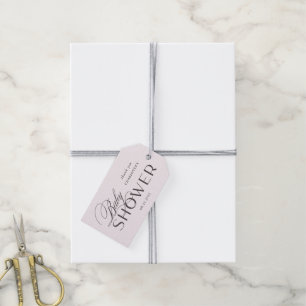 moderne, elegante Baby-Duschgeschenk-Tags Geschenkanhänger