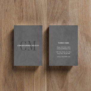 Moderne elegante Beschaffenheits-grauer Visitenkarte