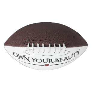Moderne Elegante "Besitze deine Schönheit" Chic Pi Football