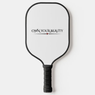 Moderne Elegante "Besitze Deine Schönheit" Chic Pi Pickleball Schläger