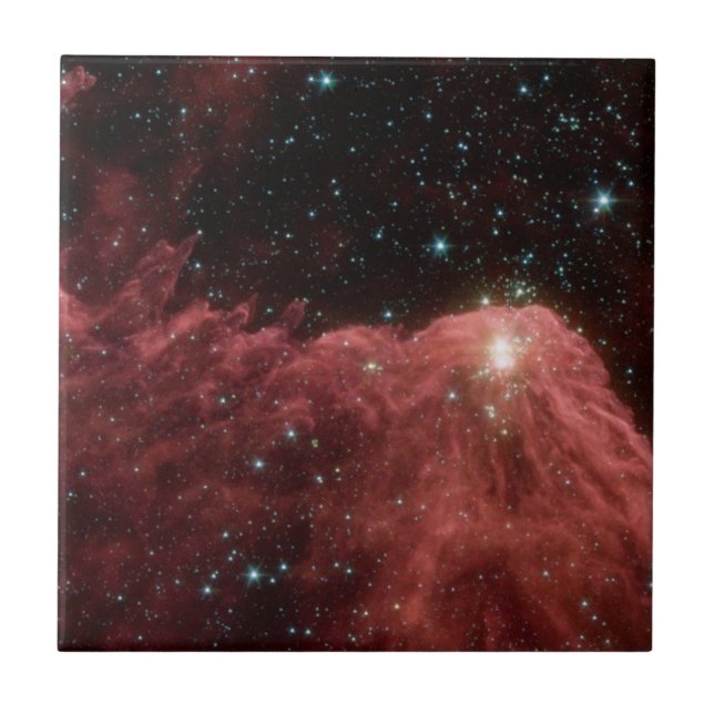 Moderne Elegante Blaue Landschaft Fliese (Vorderseite)