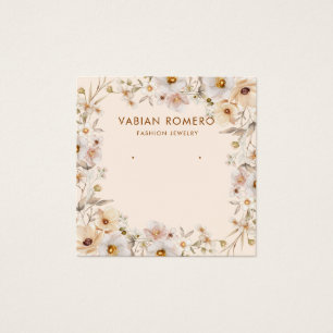 Moderne elegante Blumen-Schmuckkarte