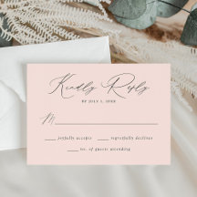 Moderne Elegante Blush Wedding