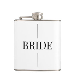 Moderne elegante Bride Flask Flachmann
