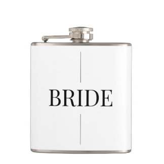 Moderne elegante Bride Flask Flachmann