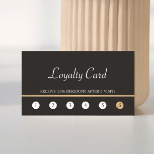 Moderne elegante Dark Imitate Gold Line Treuekarte