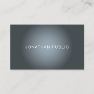 Moderne elegante Design-Trend-Plain-Professionell Visitenkarte