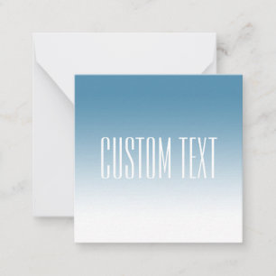 Moderne elegante editierbare Text- & Ombre-Farbe Mitteilungskarte