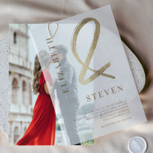 Moderne Elegante einfache Goldmedaillen und Hochze