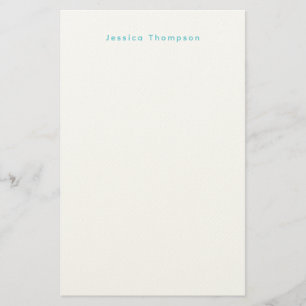 Moderne elegante einfache professionelle Namen Briefpapier