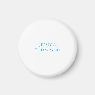 Moderne elegante einfache professionelle Namen Magnet