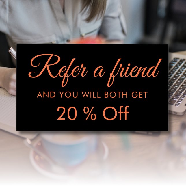 Moderne elegante, einfache Schwarze Korallen-Karte (Von Creator hochgeladen)