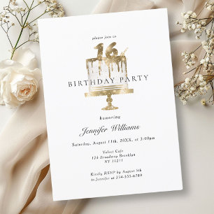 Moderne, elegante Einladung zum 16. Geburtstag