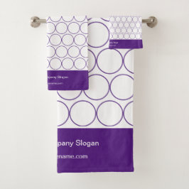 Moderne elegante Einrichtung Farbe Monogramm Wasch Badhandtuch Set