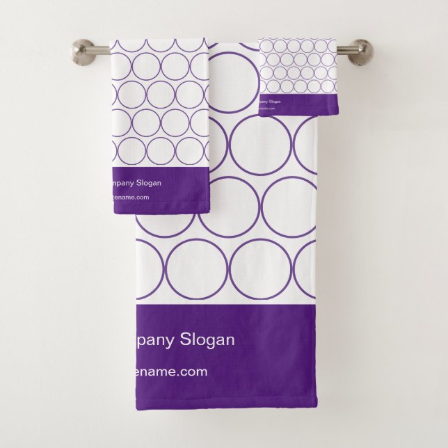 Moderne elegante Einrichtung Farbe Monogramm Wasch Badhandtuch Set (Insitu)