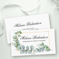 Moderne Elegante Eukalyptus Verlasst Grünflächen