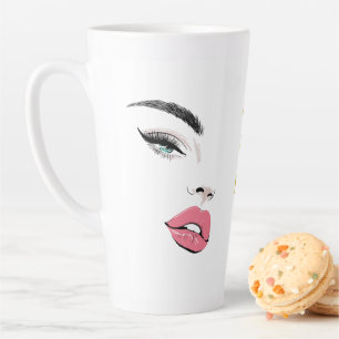 Moderne Elegante Eyes Lipno Milchtasse