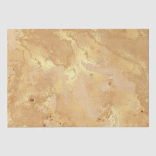 Moderne elegante falsche Gold-Wasserfarbe Marmormu Seidenpapier