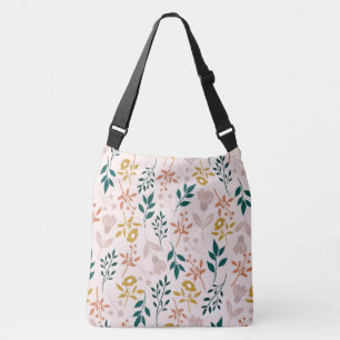 Moderne Elegante Farben Stilvoll floral Tragetaschen Mit Langen Trägern