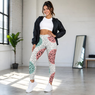 Moderne Elegante Farbige Stilvolle Formen Leggings