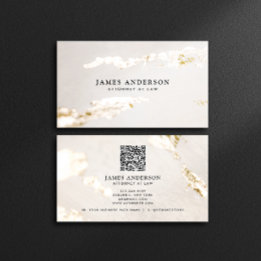 Moderne Elegante Faux-Goldfolie Professionell Visitenkarte