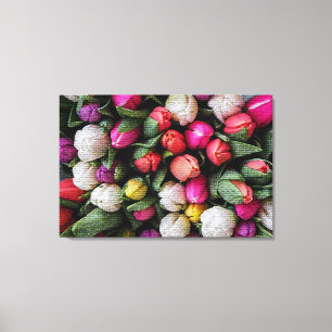 Moderne Elegante Flora Leinwanddruck