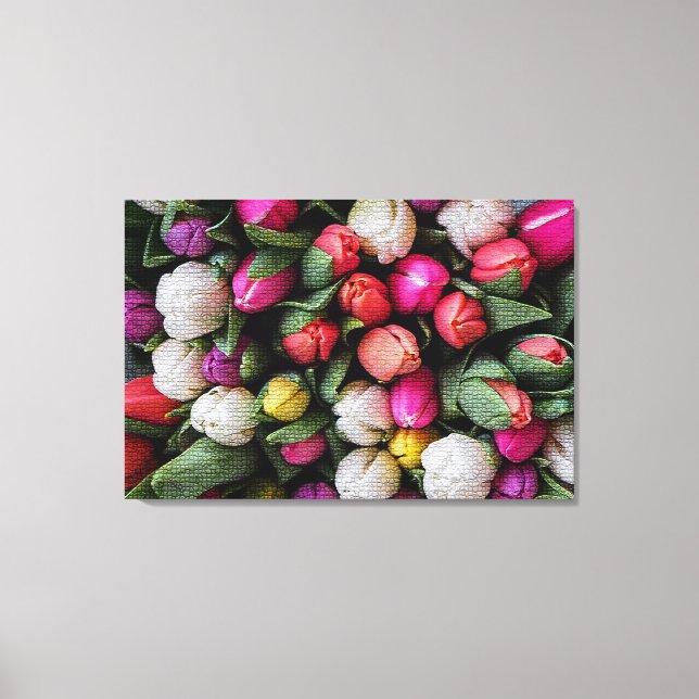 Moderne Elegante Flora Leinwanddruck (Vorderseite)