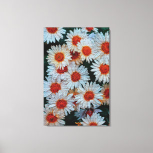Moderne Elegante Flora Leinwanddruck