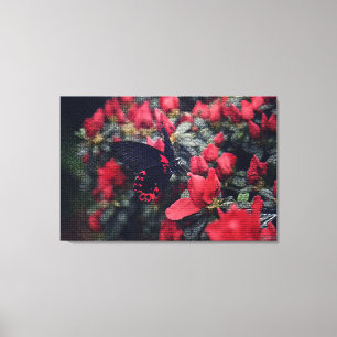 Moderne Elegante Flora Leinwanddruck